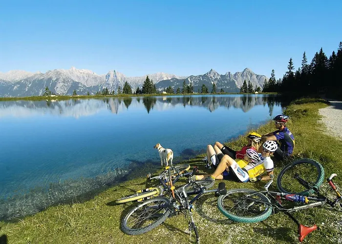 On Mieminger Plateau With Mountain Views *